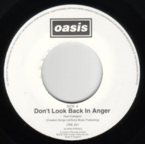 Oasis - Don't Look Back In Anger (7", Single, Jukebox) (Very Good Plus (VG+)) -