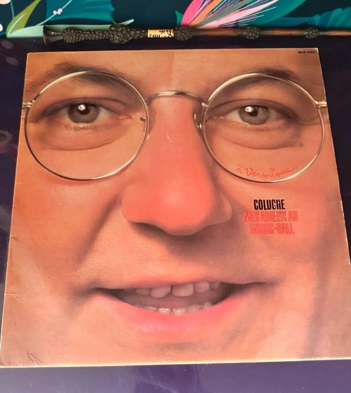 Vinyle coluche mes adieux aux music hall