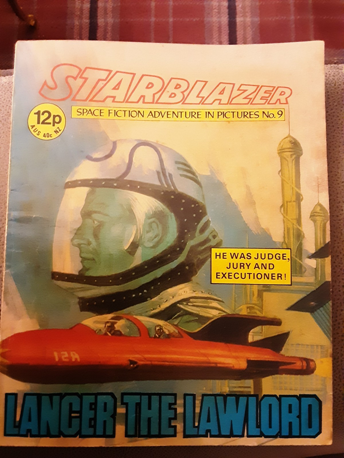 STARBLAZER SPACE FICTION ADVENTURE COMIC NO 9 "LANCER THE LAWLORD" FROM 1979