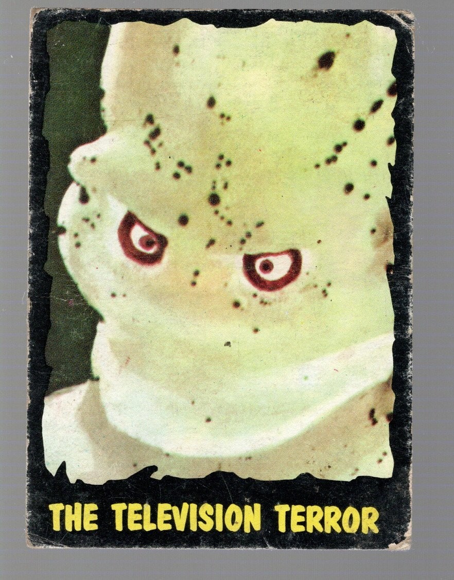 Outer Limits 1964 Topps Bubbles #1 Il terrore televisivo