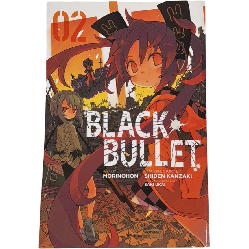 Black Bullet Vol 2 Manga Anime Book Shiden Kanzaki Softcover Adventure Shonen