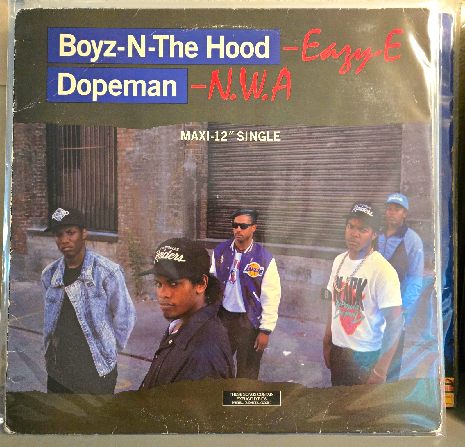 Eazy-E/N.W.A. Boyz-N-The Hood/Dopeman 12" Maxi-Single 1989 Ruthless VL 7216