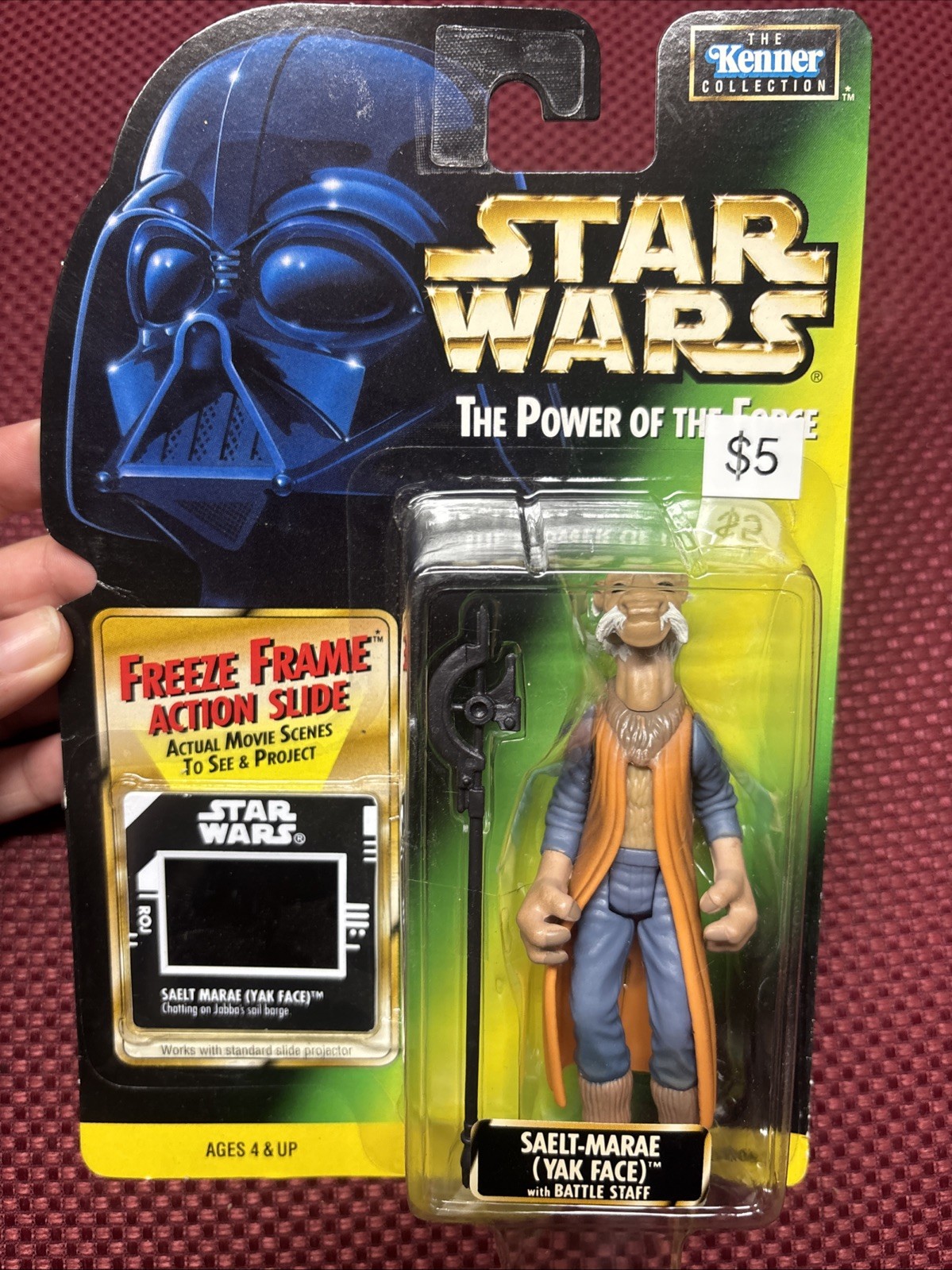 Star Wars POTF Freeze Frame Yak Face Saelt Marae