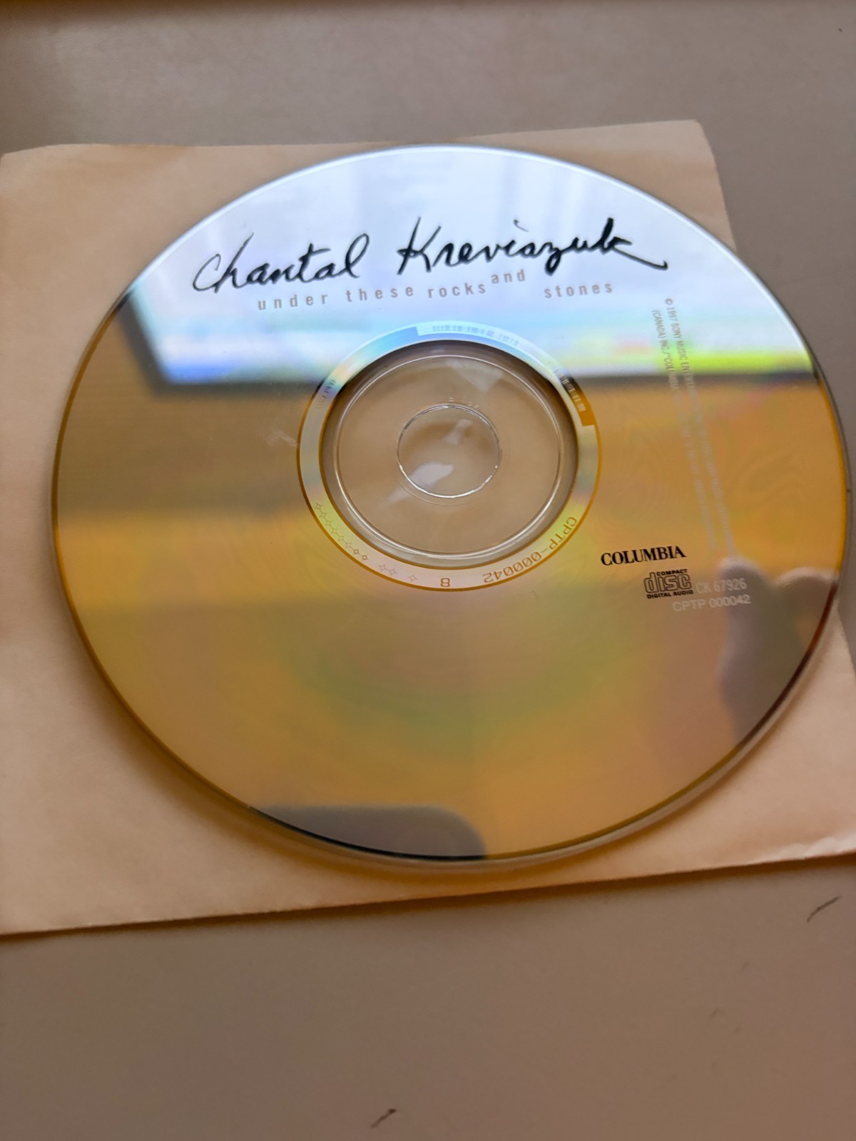 Under These Rocks and Stones by Chantal Kreviazuk (CD) DISC ONLY