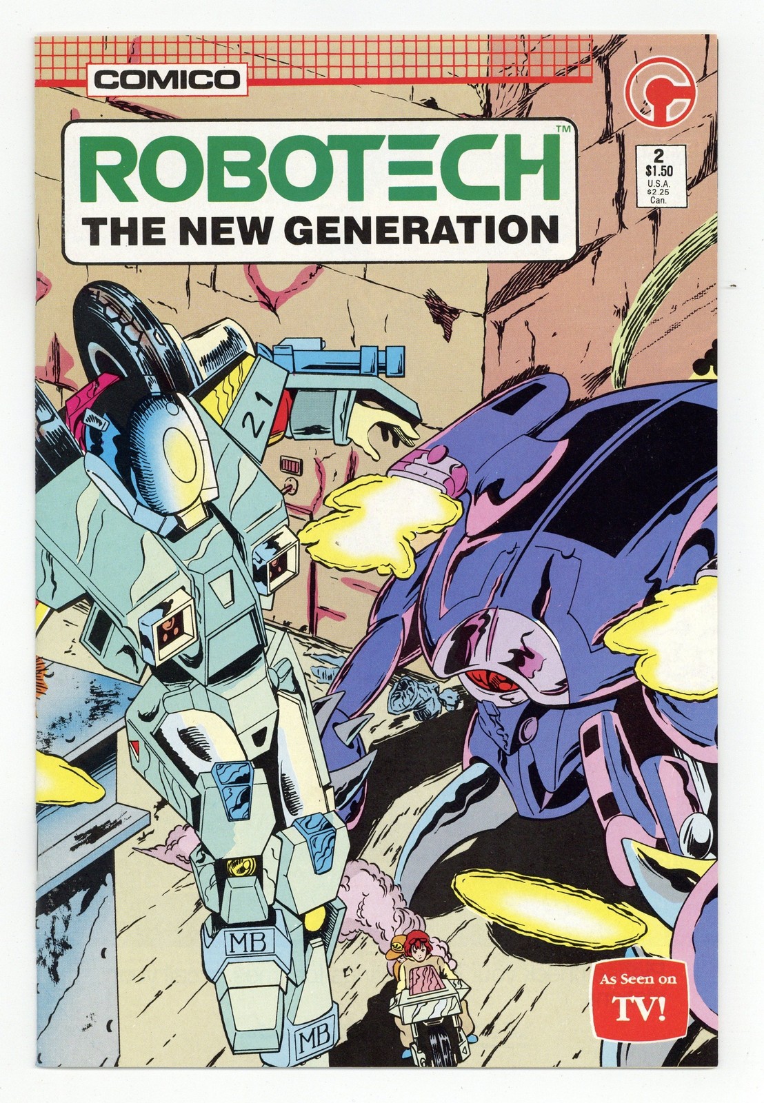 Robotech La Nuova Generazione #2 VF+ 8.5 1985