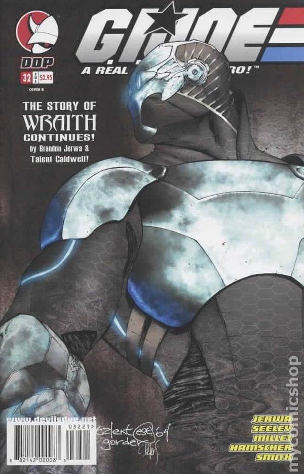 GI Joe #32B Caldwell Variant VF 2004 immagine stock