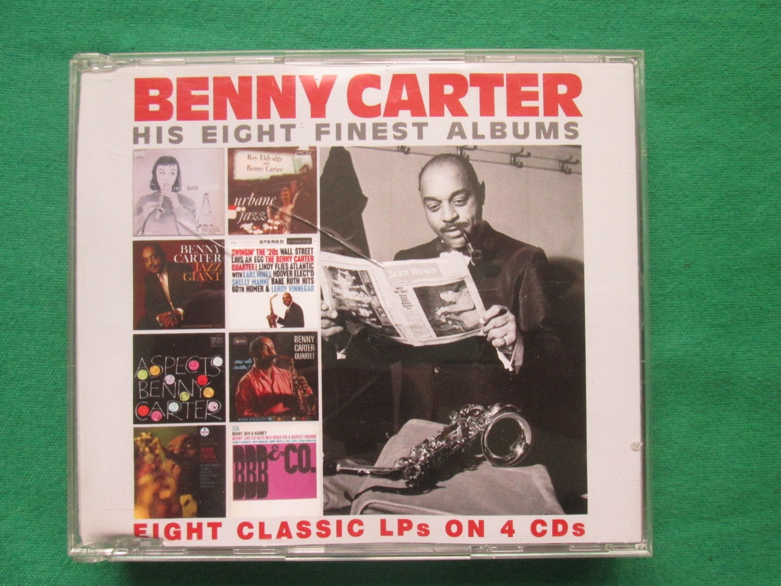BENNY CARTER - HIS EIGHT FINEST ALBUMS - 2020 ENLIGHTENMENT - 4 X CD SET