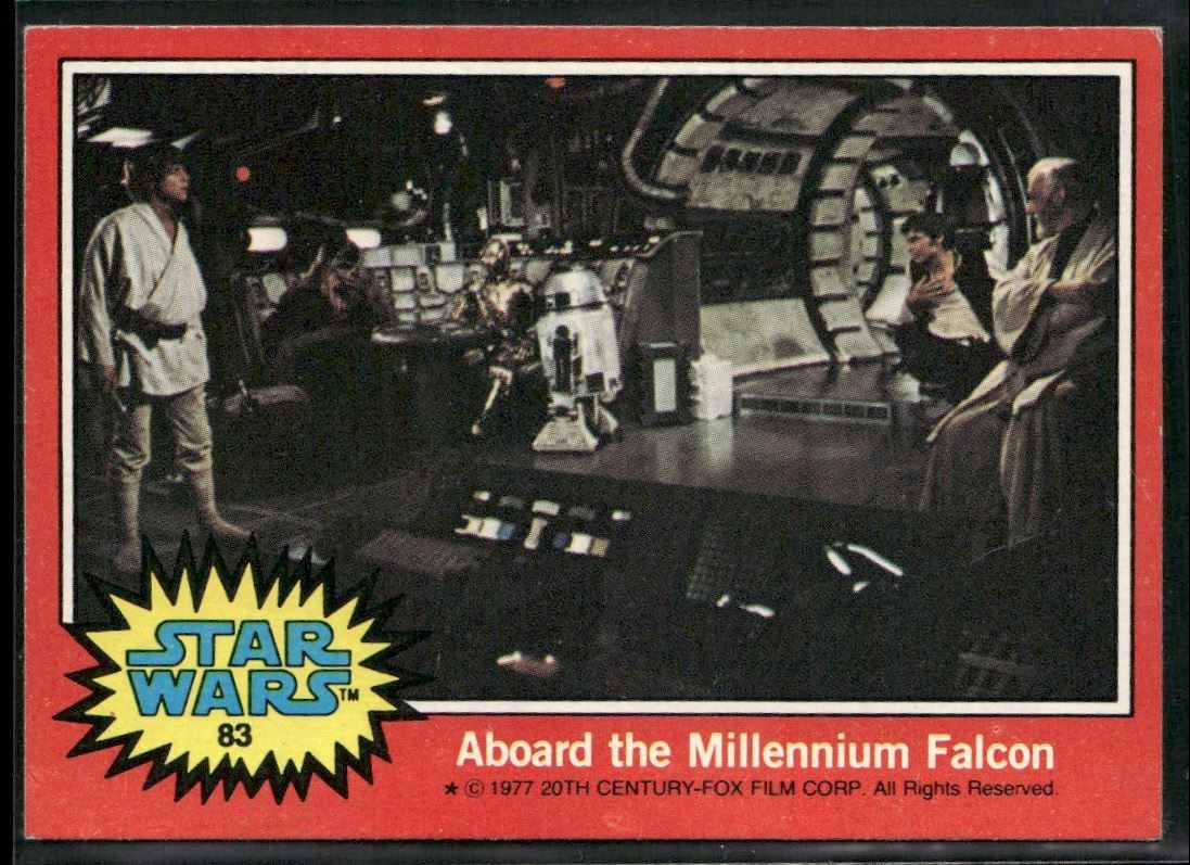 ⭐ 1977 Topps Star Wars Series 2 Falcon Aboard the Millennium Falcon #83 EX