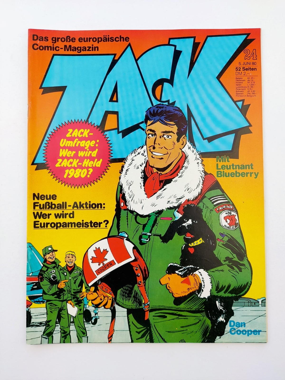 Corallo fumetto - Zack n.24 / 1980 (con pagina da collezione Olimpiadi) ottime condizioni / Z1-2