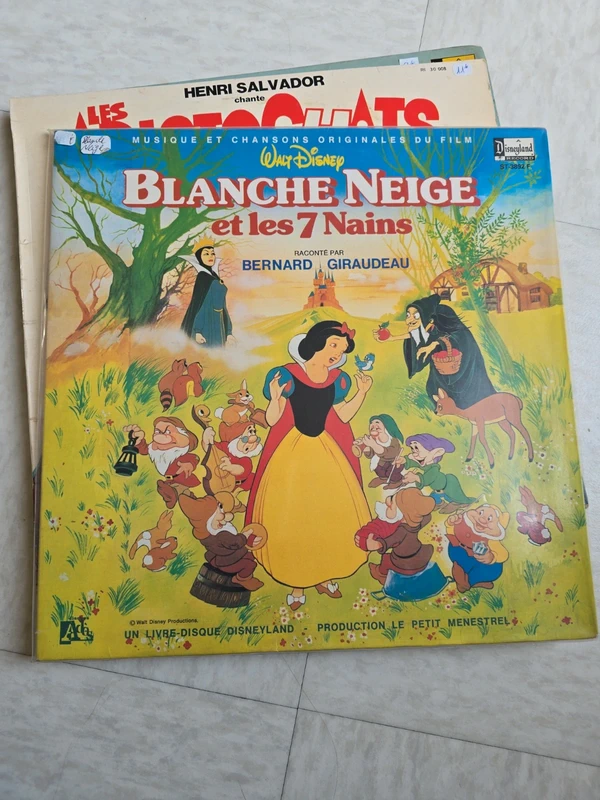 Vinyl disney blanche neige