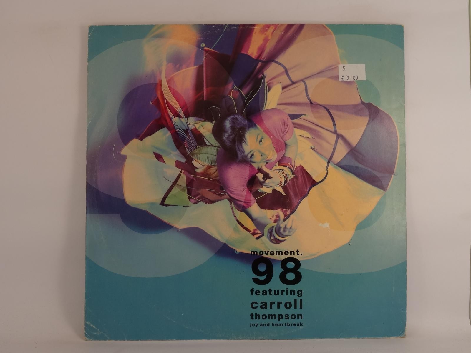 MOVEMENT 98 (FT.CARROLL THOMPSON) JOY AND HEARTBREAK (193) 3 Track 12" Single in