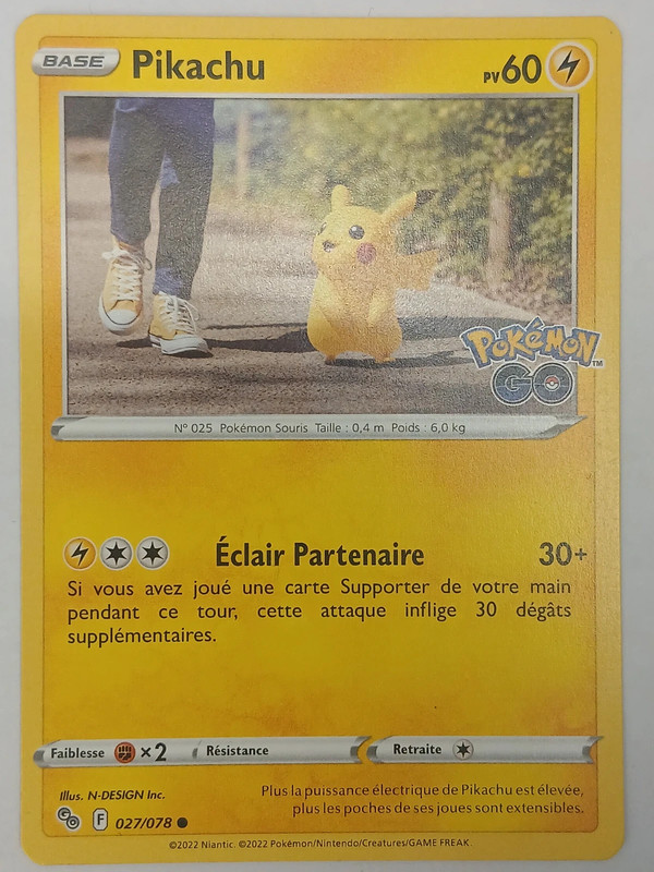Pikachu (PGO 027) Pokémon GO