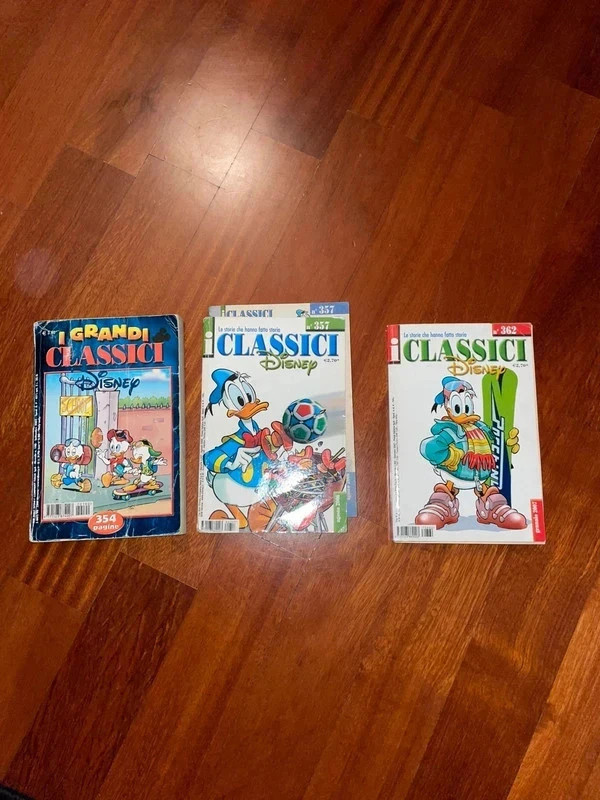 Set fumetti i grandi classici Walt Disney numeri 354 357 362 360
