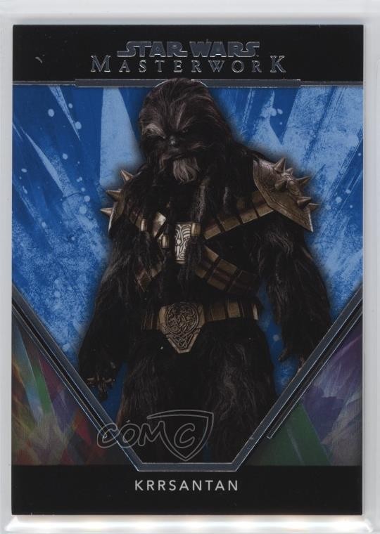 2024 Topps Star Wars Masterwork Blue Krrsantan #25 2k3