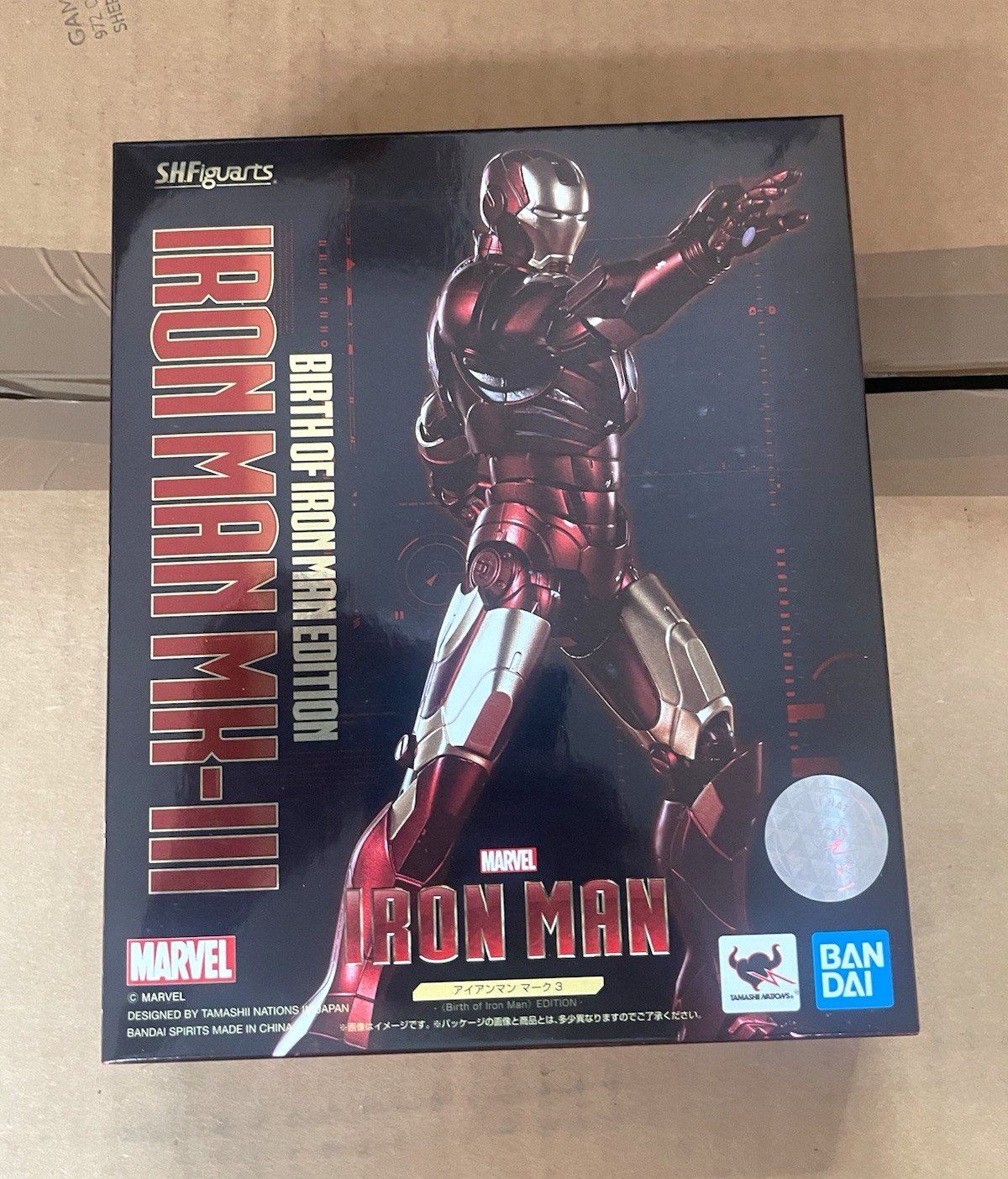 S.H.Figuarts Modellino Iron Man Mk-III Edizione Nascita di Iron Man Marvel