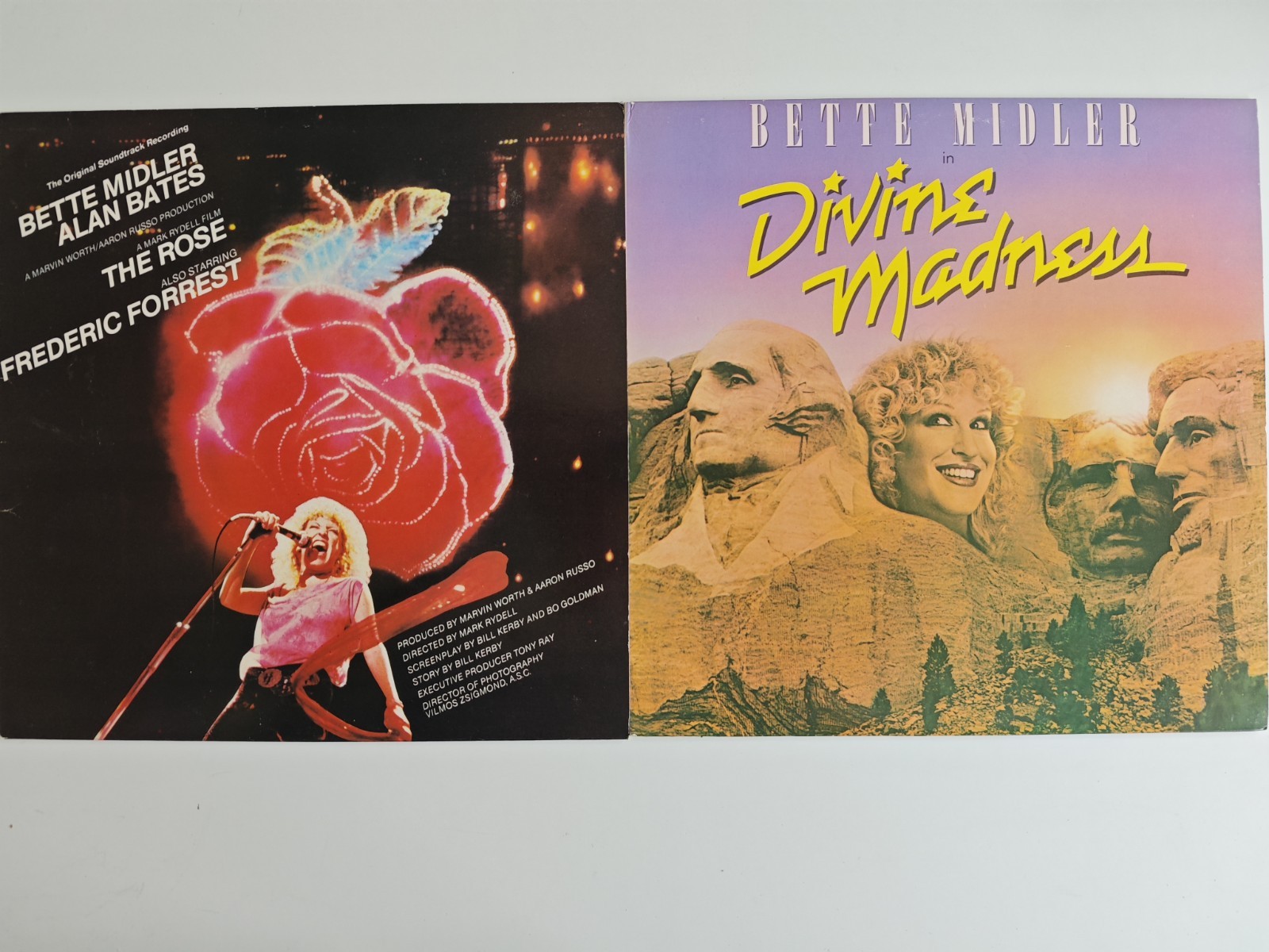 Divine Madness The Rose Film Soundtrack Vinyl LP Record Bette Midler Alan Bates
