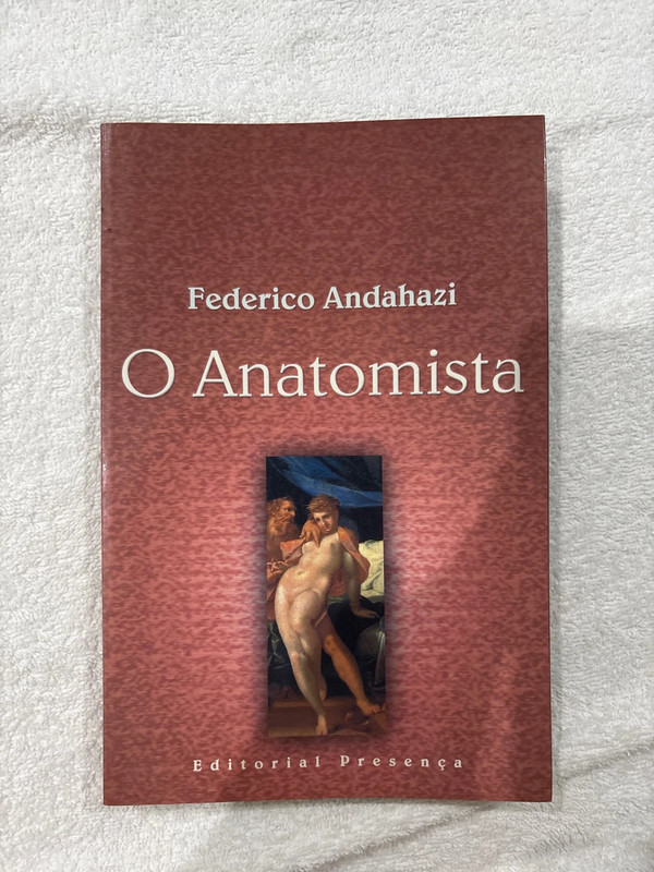 Livro “O Anatomista” (volume 65 da coleção Grandes Narrativas)