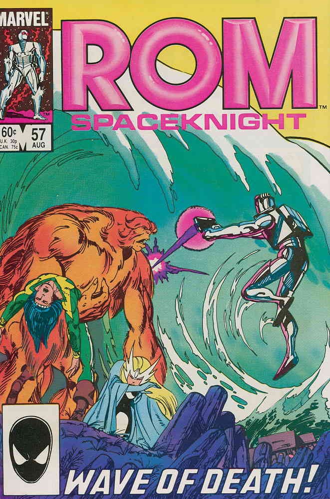 Rom #57 FN; Marvel | Spaceknight Alpha Flight Bill Mantlo - w/Bag+Board