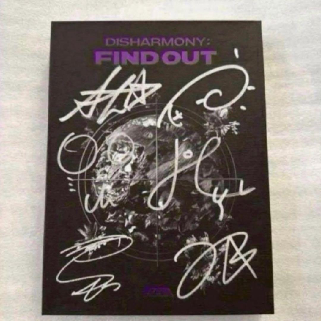 P1Harmony P1H DILT autograph album Turn out ver Japan CD