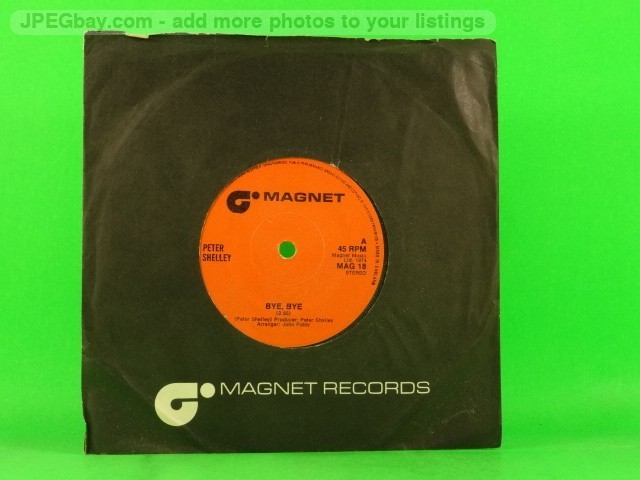 SHELLEY,PETER BYE BYE (2) (137) 7" MAGNET