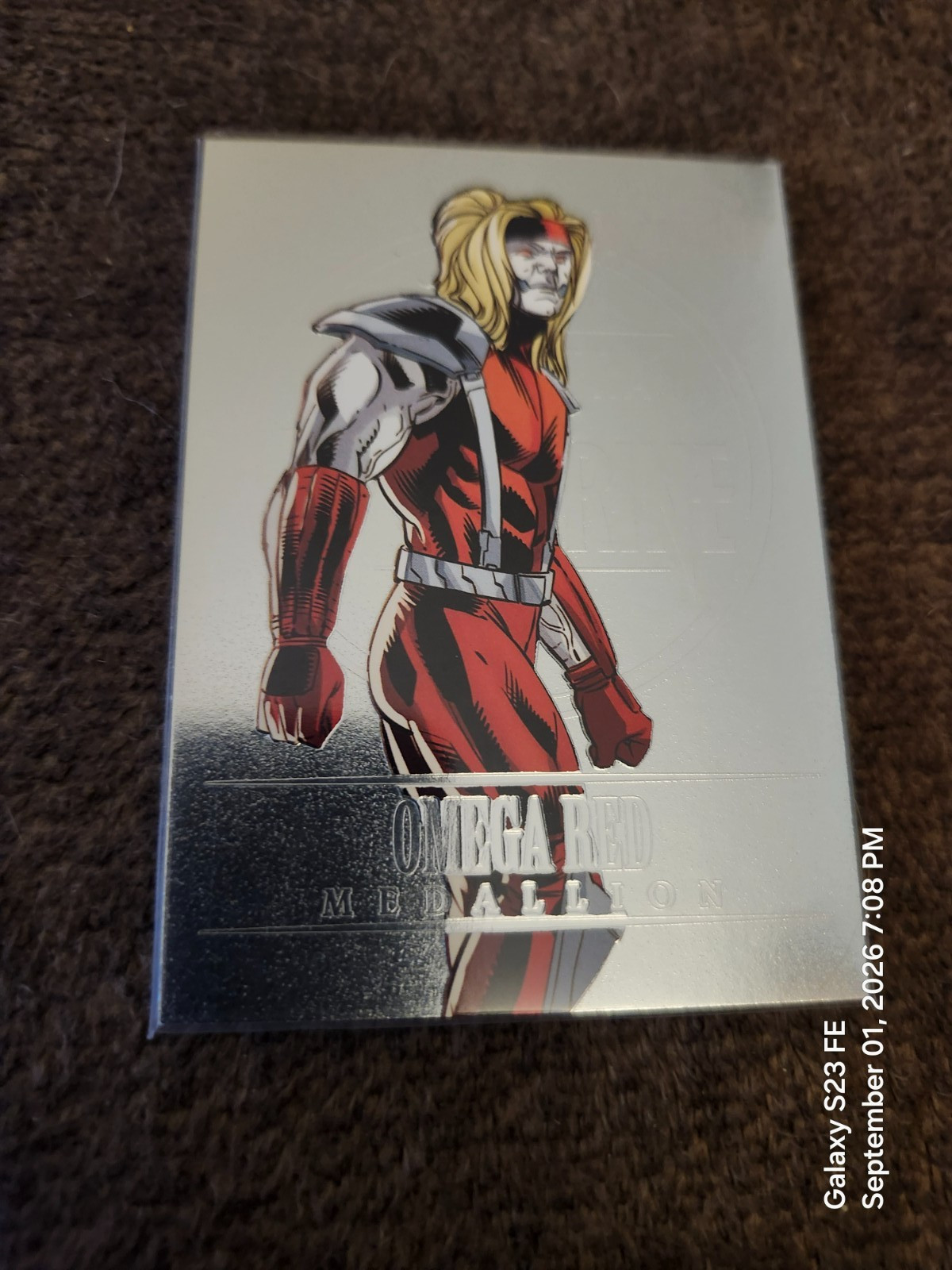 Marvel Trading Card Ultra Wolverine Omega Rosso