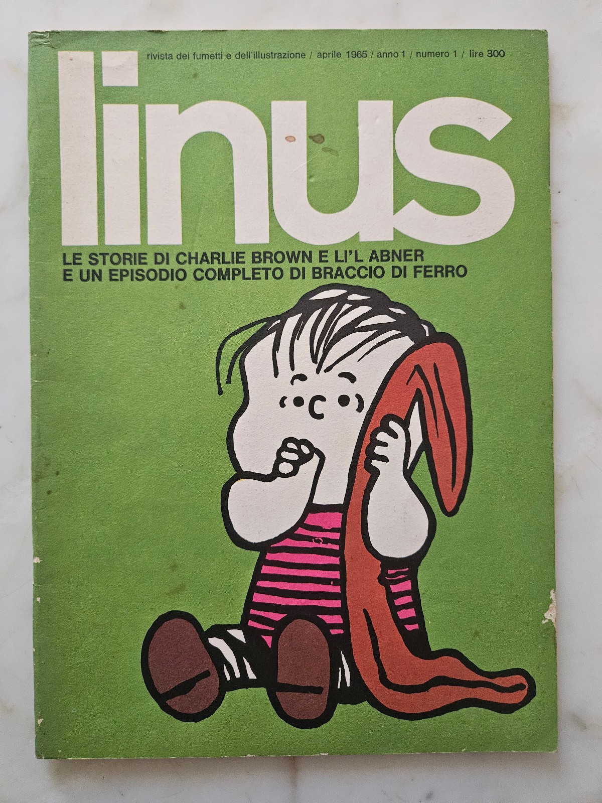LINUS n.  1 prima ristampa amnni '80 - Milano Libri 1965 - ottimo