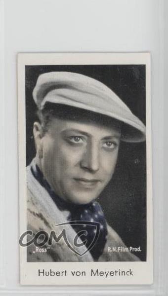 1934 Caid famoso artista cinematografico Tobacco Hubert von Meyerinck #241 1s8