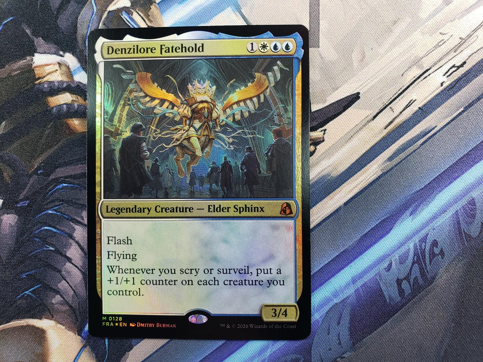 Denzilore Fatehold 128 Mythic Reality Fracture Magic: The Gathering Foil quasi nuovo