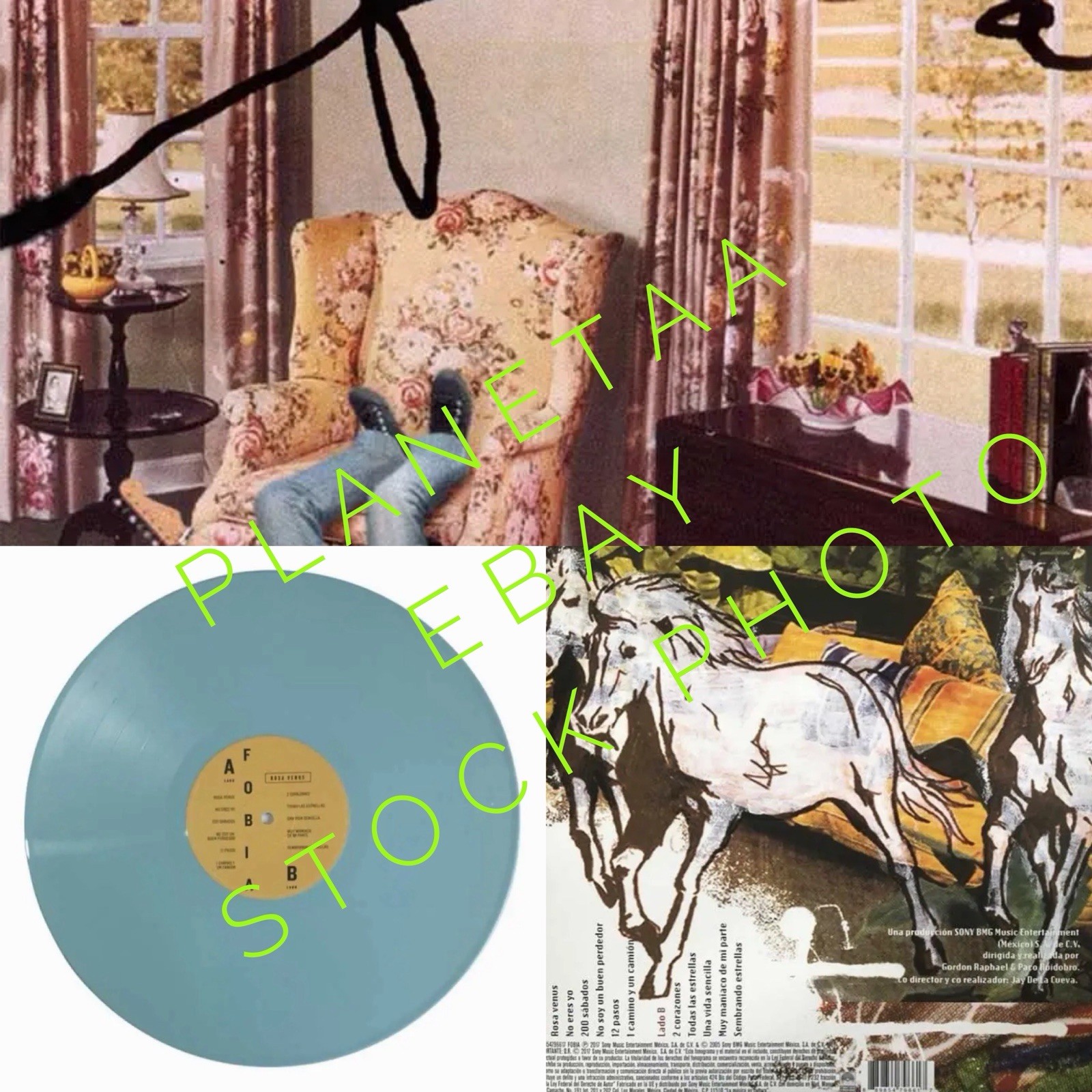 Fobia - Rosa Venus Blue Colored Vinyl NEW and SEALED