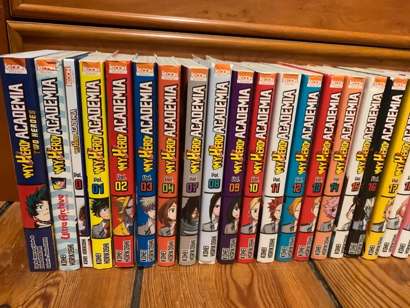 My hero academia 1 à 24 ( manque le 5 et le 6)+ livre du film Two Heroes+ tome 0+ Ultra Archive