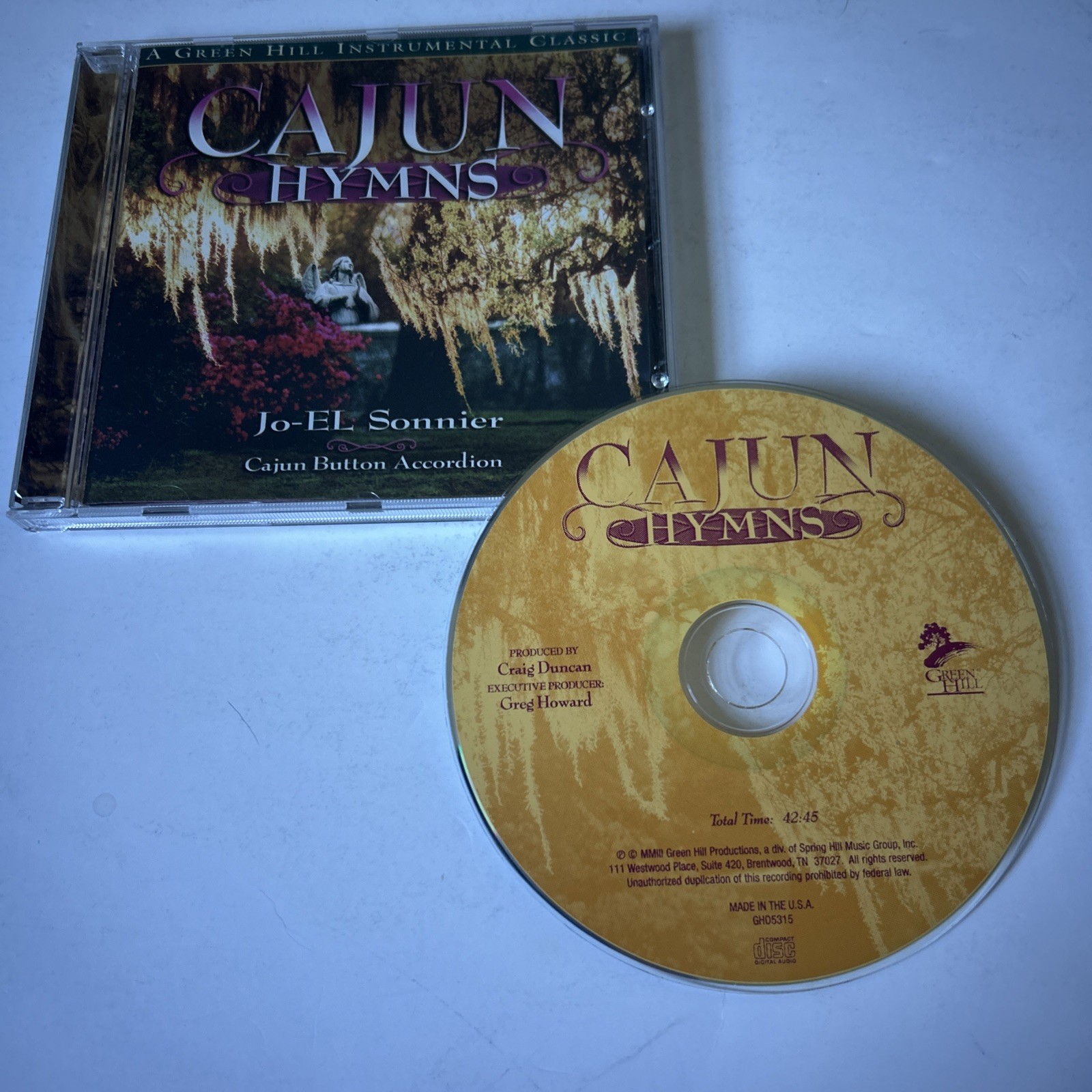 Cajun Hymns CD-Jo-El Sonnier -When the Saints Go Marching In-Amazing Grace-NOLA