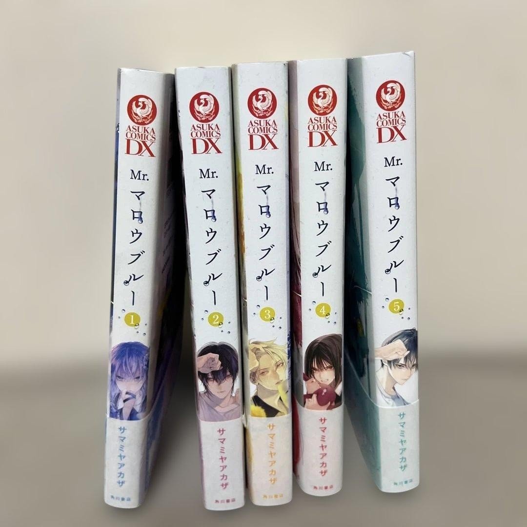 Mr. Marrow Blue Volume 1 5 Set Completo Sammamya Akaza Prodotti Giapponesi