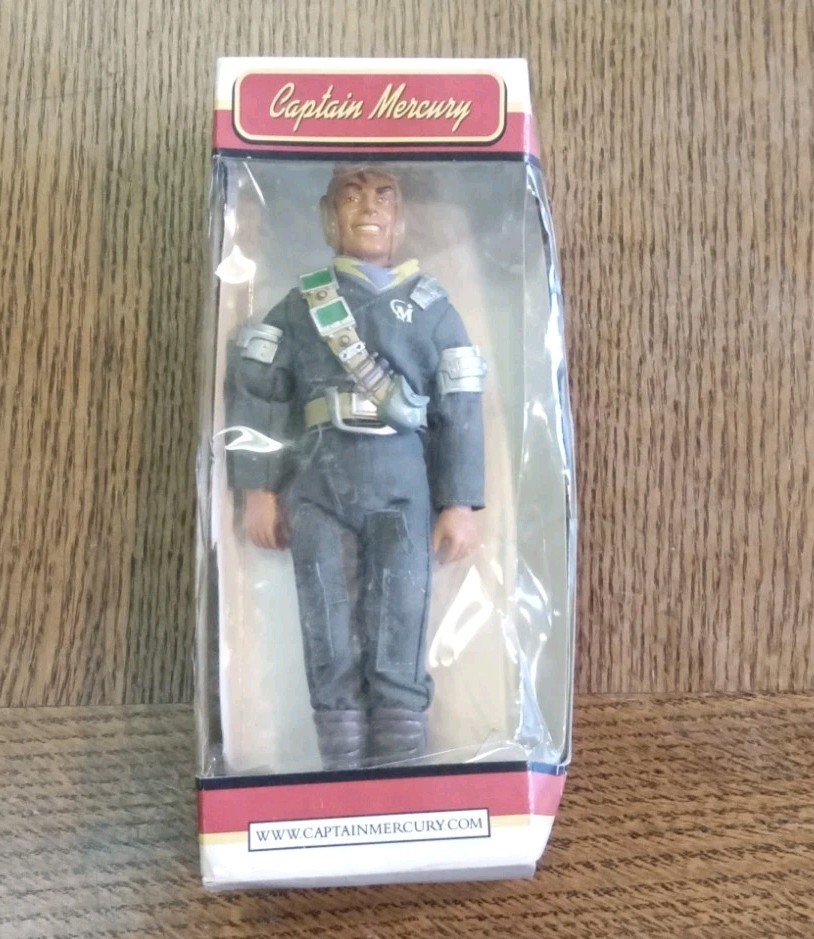 Action Figure Captain Mercury 8" Promotion X2 Mercury Interattivo Nuovo Stile Mego