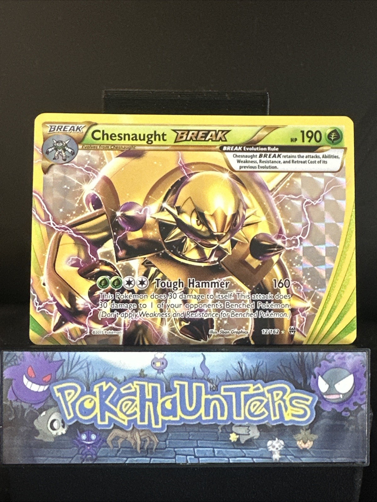 Pokemon Card Chesnaught BREAK 12/162 XY Breakthrough Ultra Rare L/P