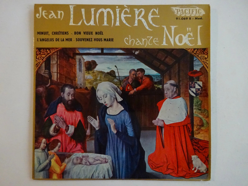 Jean Lumiere Chante Noel ▶ EP Vinyle (avec Pochette Plastifiée)