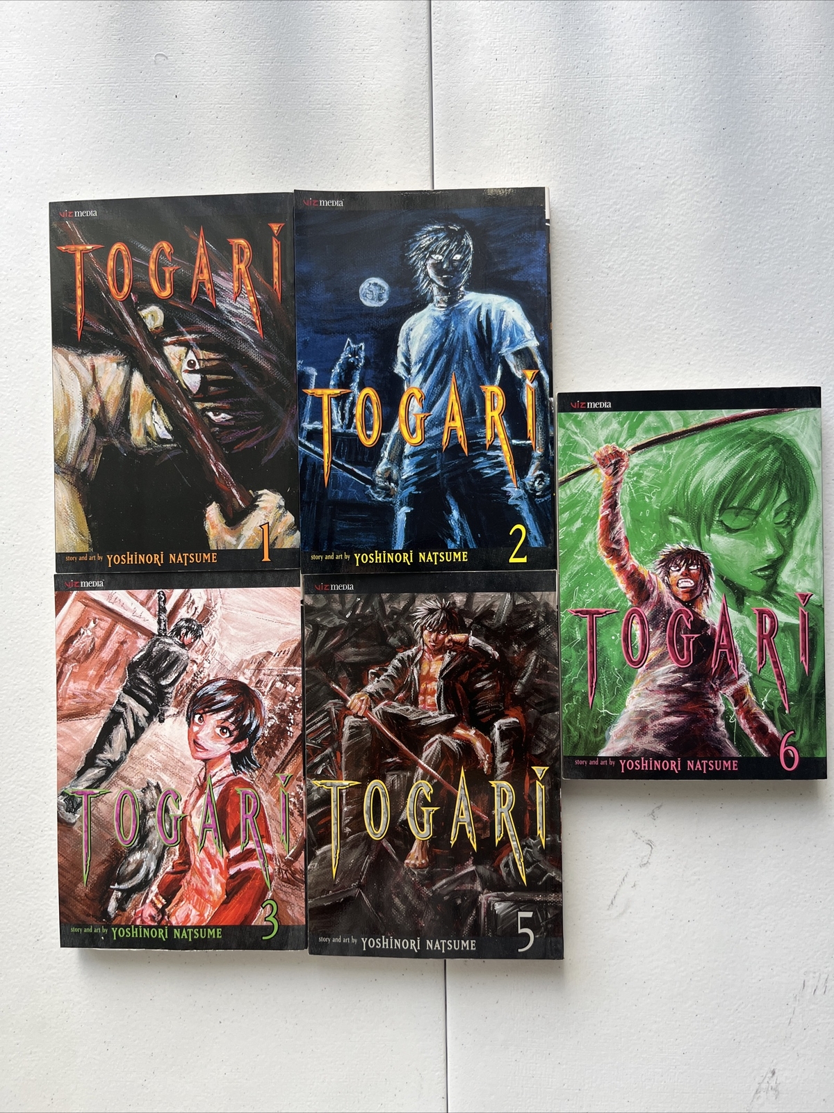 Togari Manga Lotto Volumi 1-3, 5,6 Viz Media Yoshinori Natsume