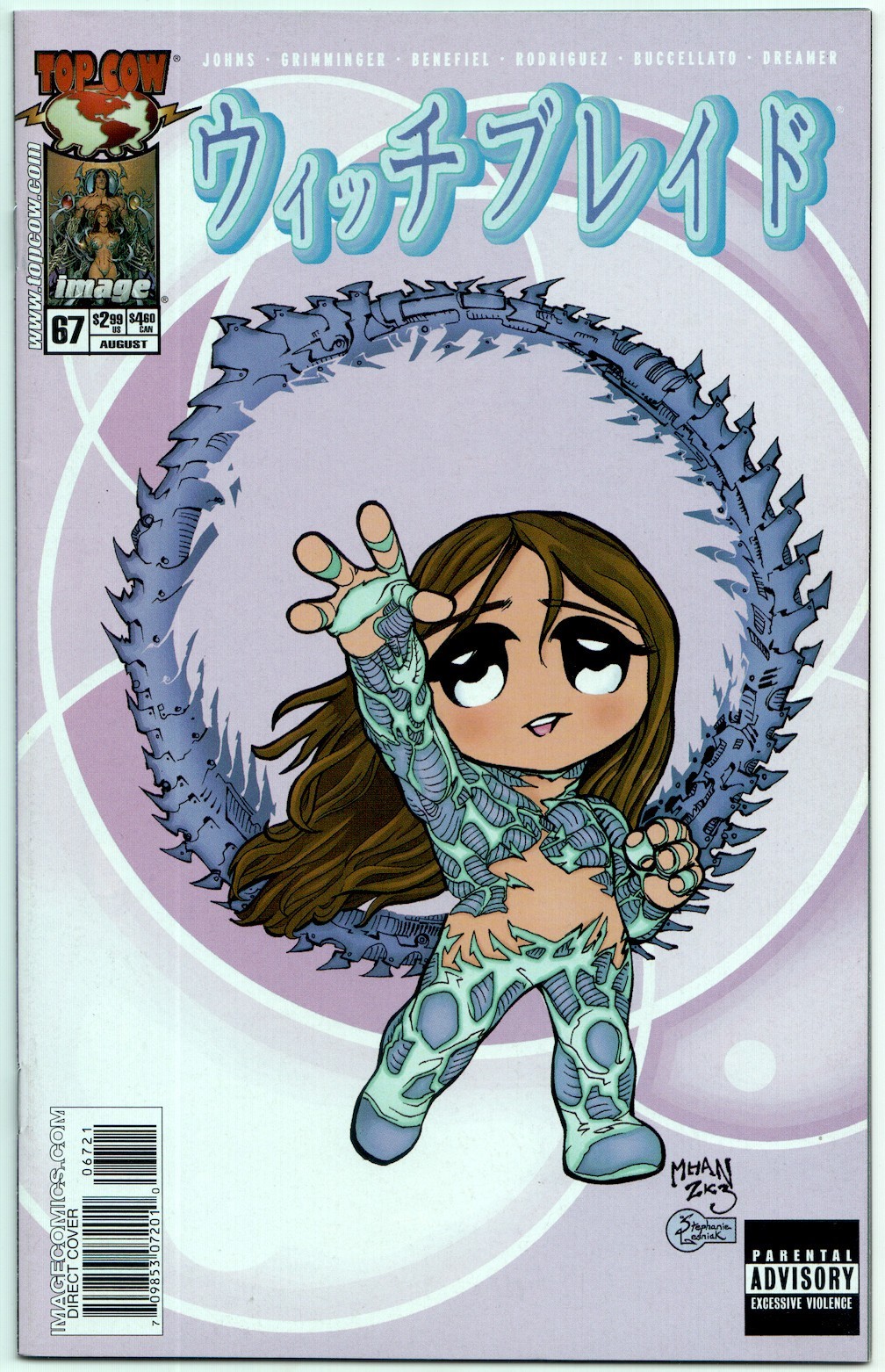 Witchblade (2003) #67 quasi nuovo | Variante Pop Mahn Chibi | Mucca superiore