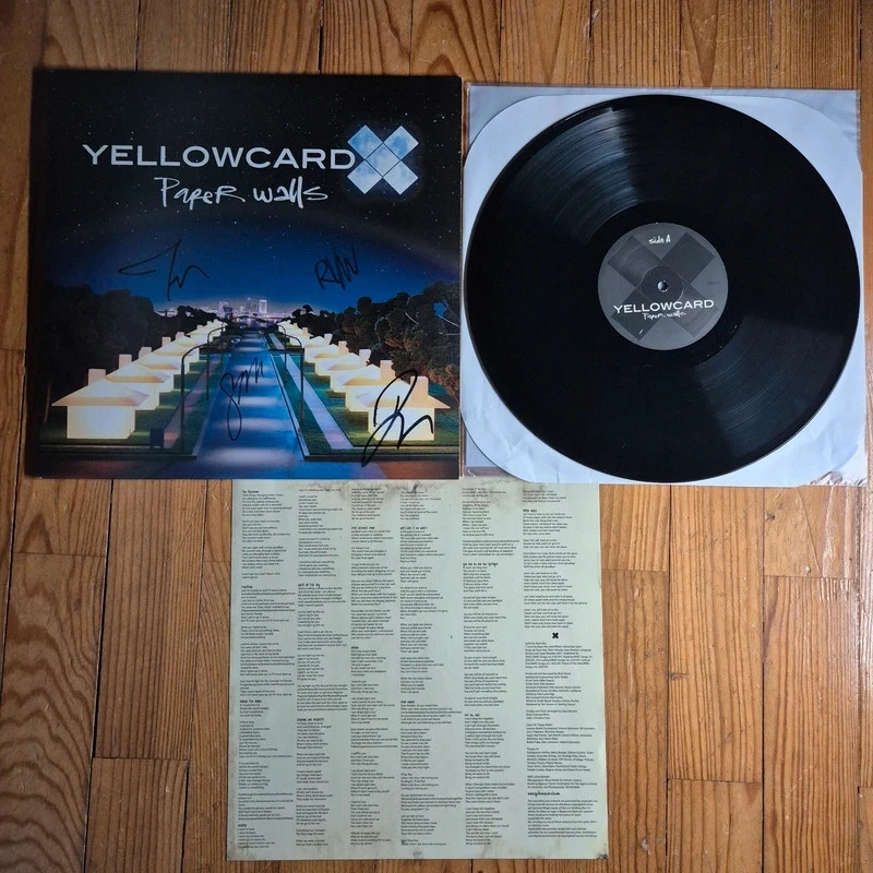 Yellowcard - Paper Walls Signed Vinyl | LP | Schallplatte