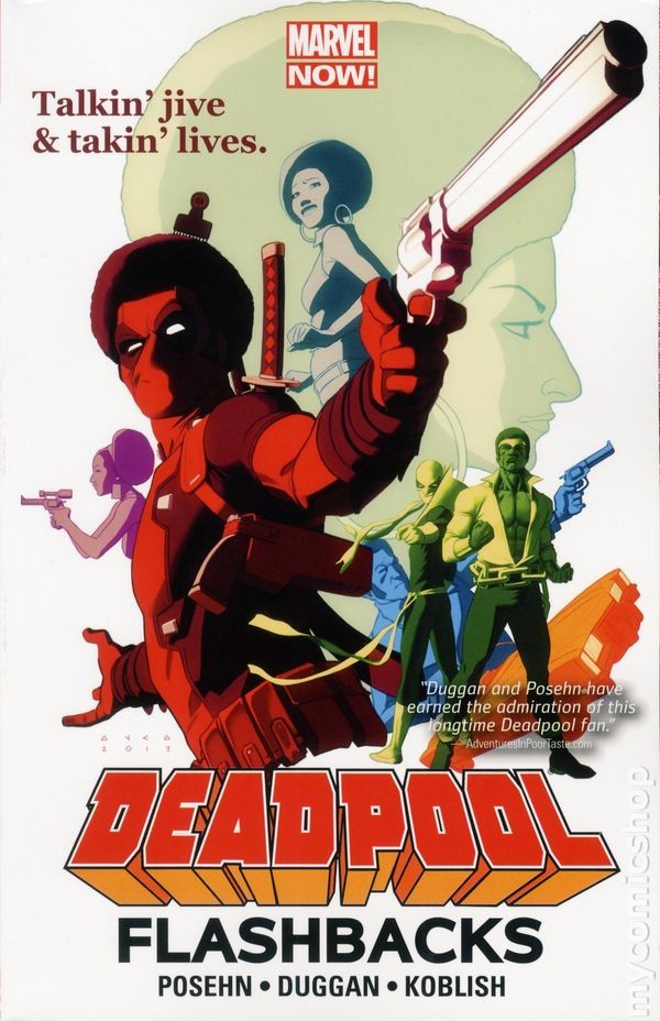 Deadpool Flashbacks TPB #1-1° quasi nuovo 2016 immagine stock