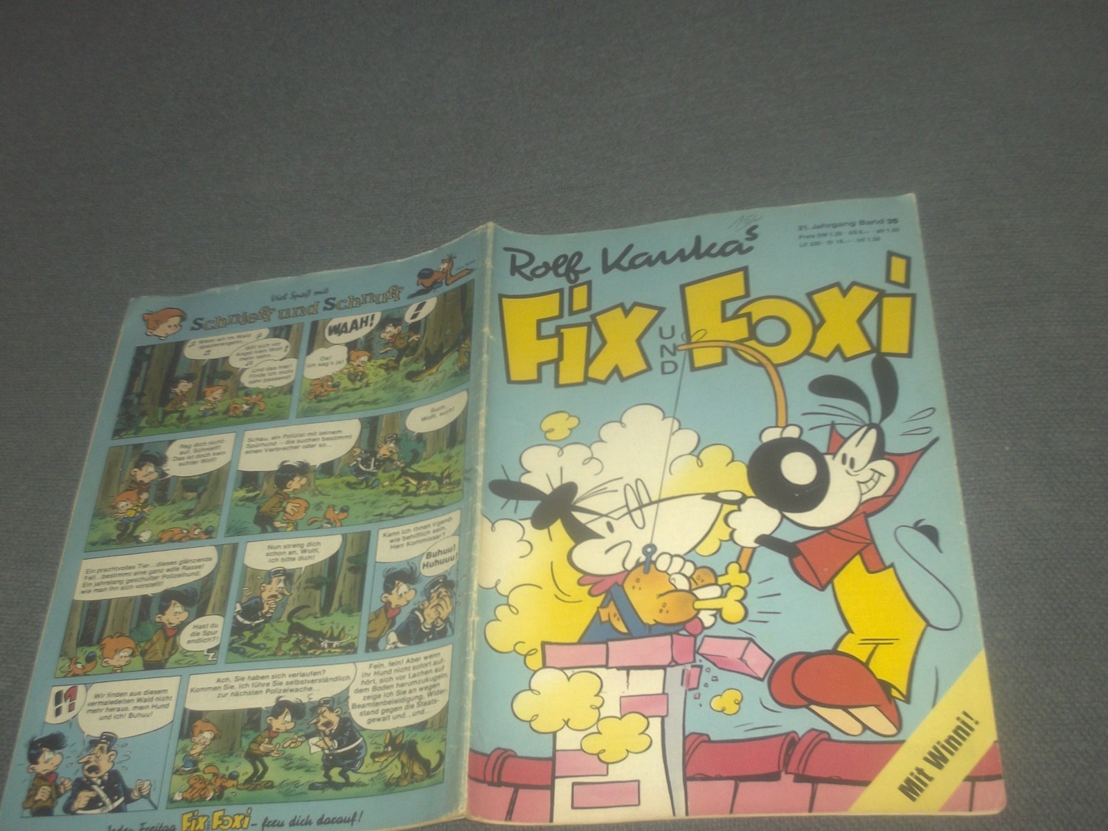 FIX E FOXI FUMETTO QUADERNO 21° ANNO VOLUME N.35 CON LUPO SOLITARIO