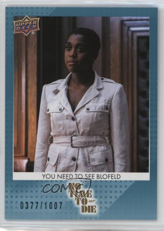 2025 James Bond No Time To Die Teal 007 /1007 Nomi You Need See Blofeld #42 0l3