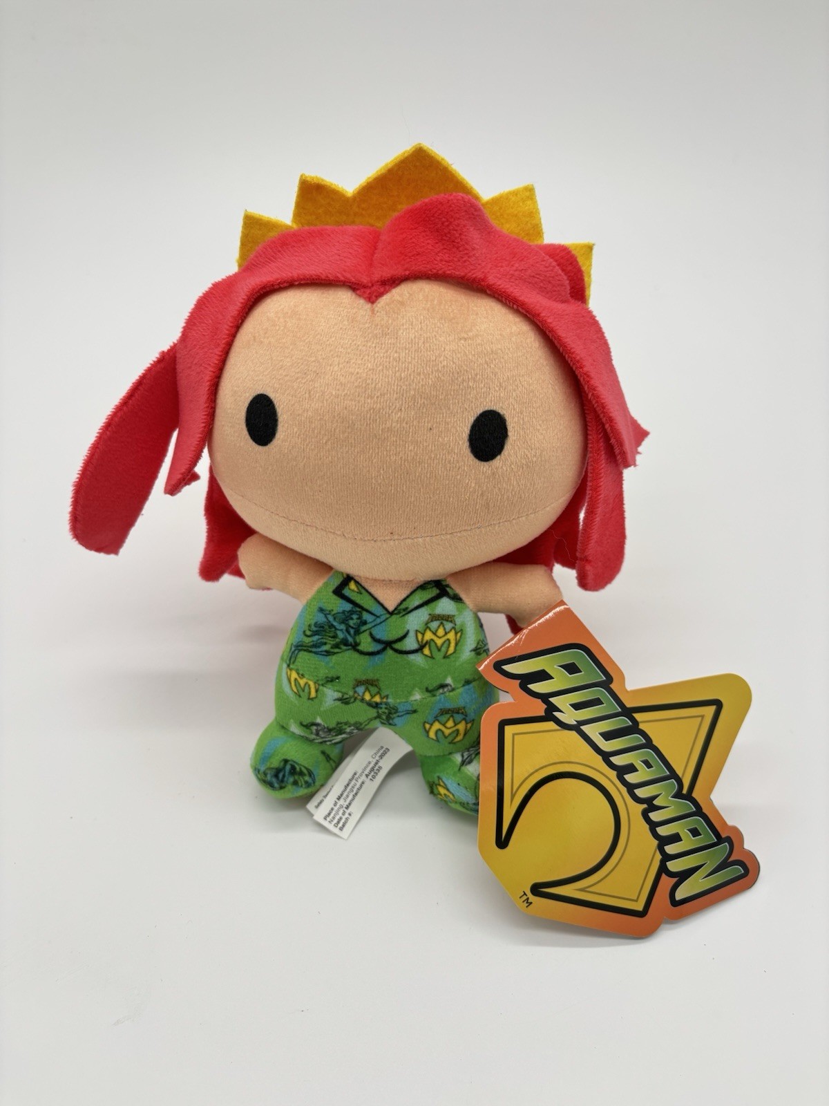 Justice League Aquaman Peluche Bambola 8” NUOVO con TAG Toy Factory