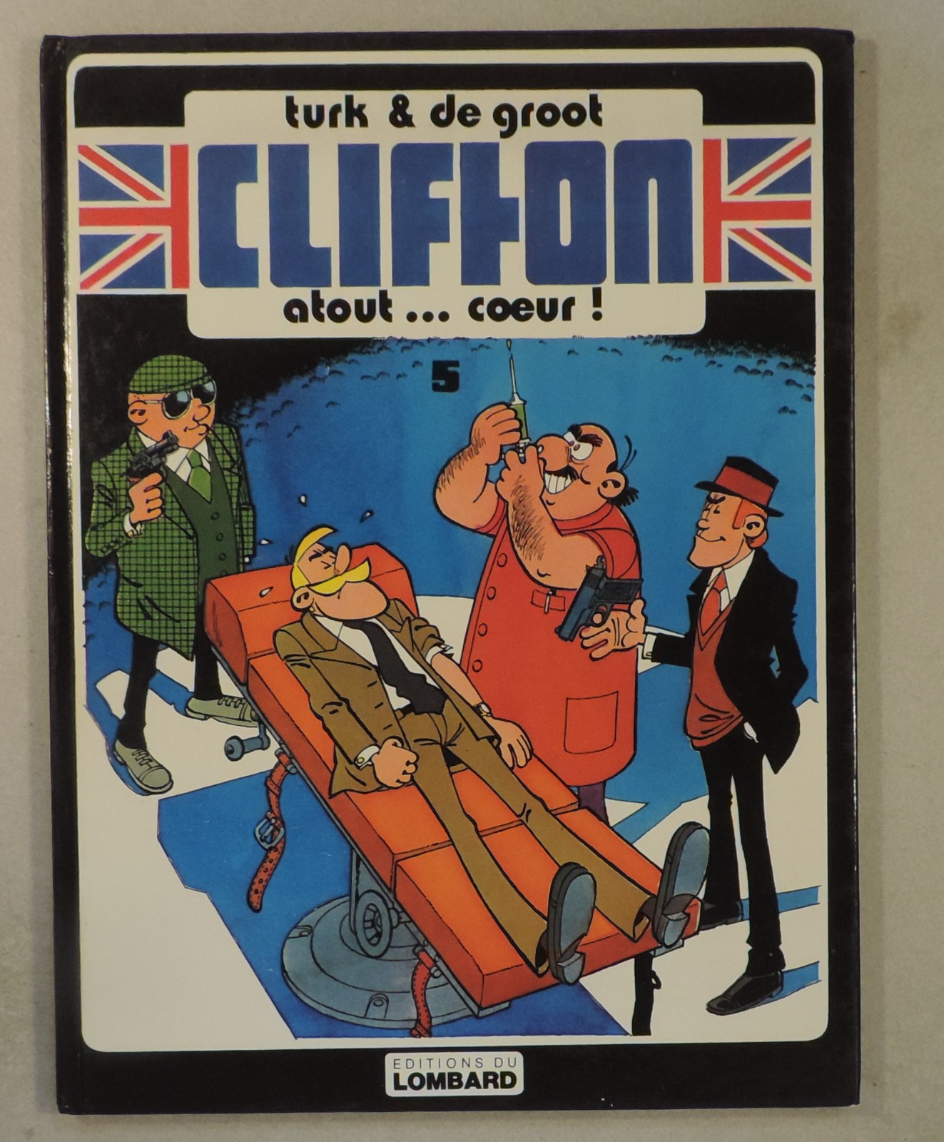 Clifton 5 atout coeur Turk Degroot Lombard 1981 TBE Eo