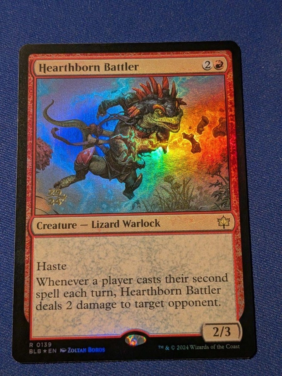 Hearthborn Battler Foil Bloomburrow #139 quasi nuovo MTG