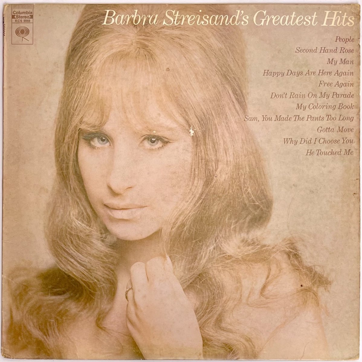Barbra Streisand's Greatest Hits - Vinyl CBS US 1970 VG+