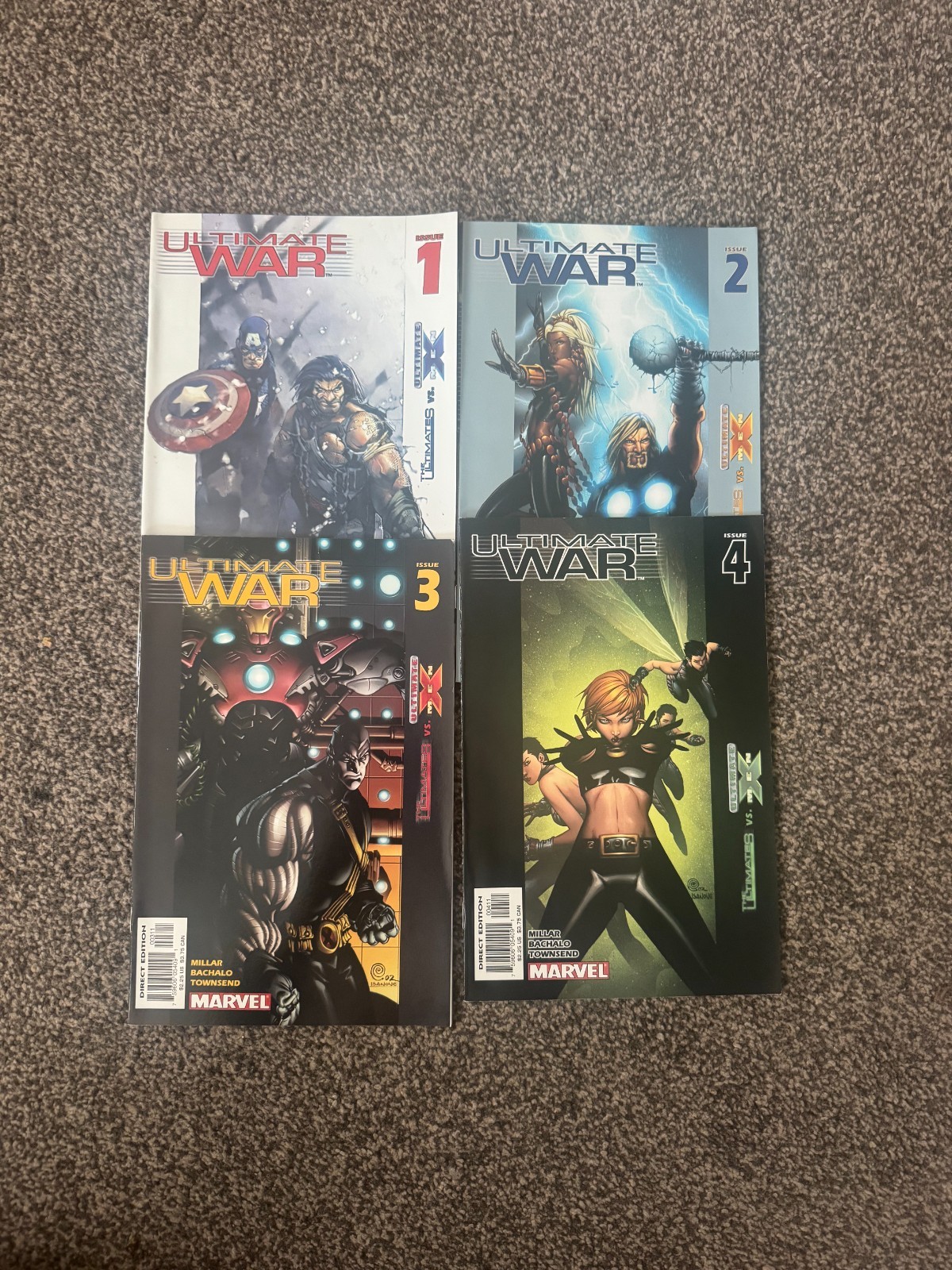 Ultimate War - #1 - #4 Full Set.