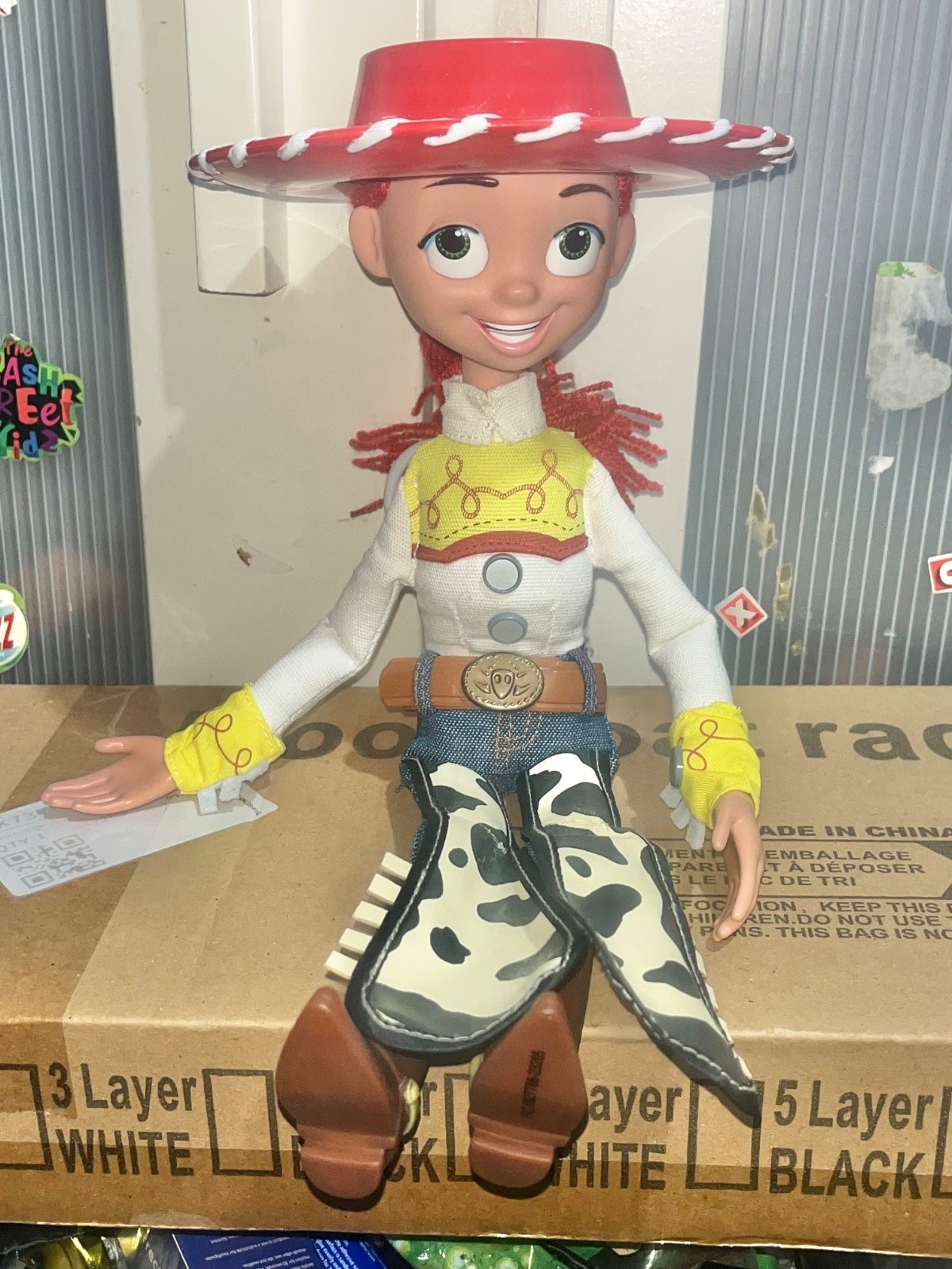 Disney Toy Story Pull String Jessie bambola action figure parlante