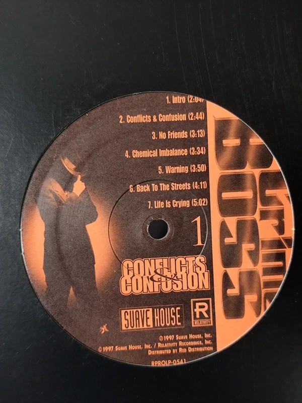 Vinilo Rap Crime Boss - Conflicts & Confusion LP 1997