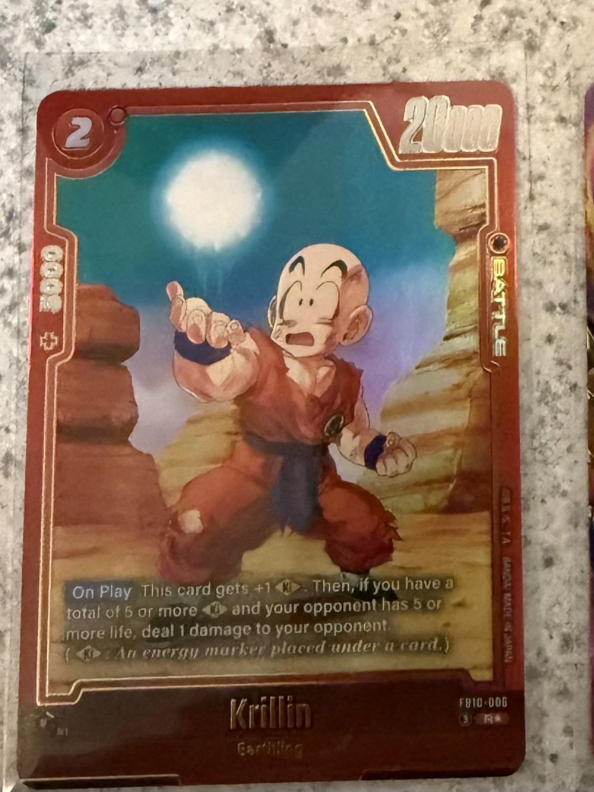 Krillin - FB10-006 VECCHIO STILE - NM