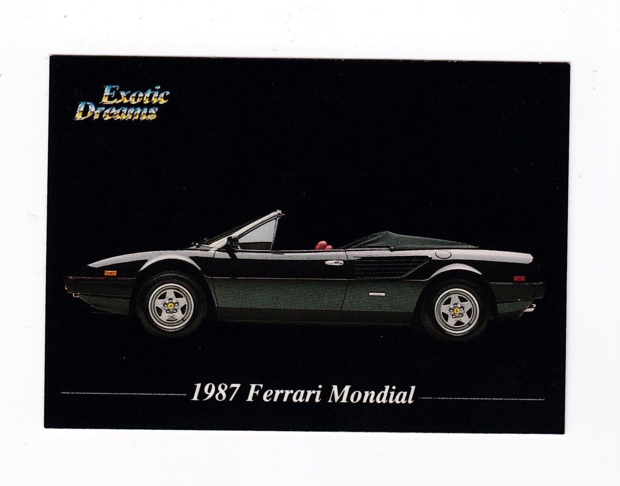 1992 All-Sports Exotic Dreams 1987 Ferrari Mondial Cabriolet #31